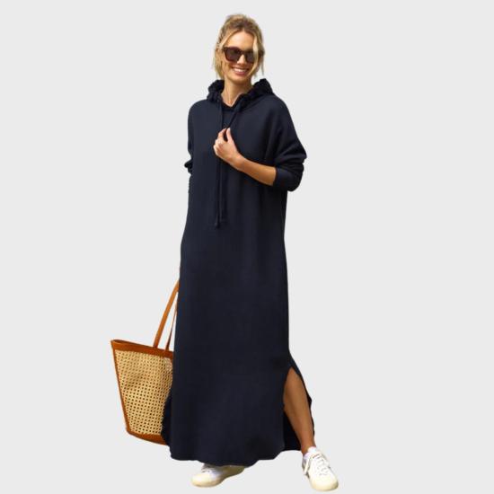  프랭크 앤 에일린 롱 원피스 프랭크 앤 엘린 제임스 후드 케이프 드레스 - FRANK & EILEEN