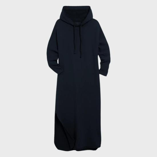  프랭크 앤 에일린 롱 원피스 프랭크 앤 엘린 제임스 후드 케이프 드레스