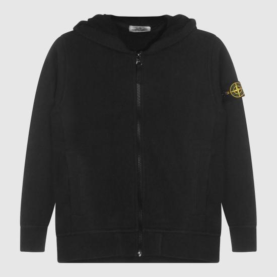  [키즈] 스톤 아일랜드 풀오버 키즈  스웨트셔츠 블랙