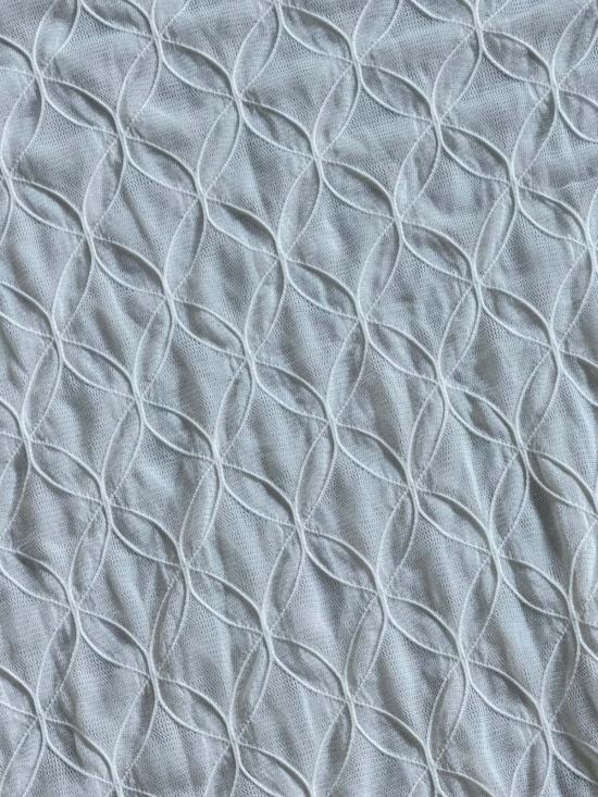  메리 로 긴팔 티셔츠 플라워 링크스 메쉬 탑 화이트/브라운/블랙/시트론 - MARY LO