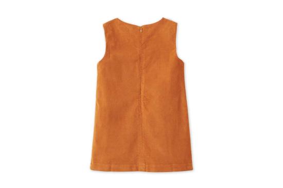  [키즈] Vild House of Little 원피스 키즈 빌드 하우스 오브 리틀 오가닉 코튼 벨벳 드레스 로우 시에나 - VILD HOUSE OF LITTLE