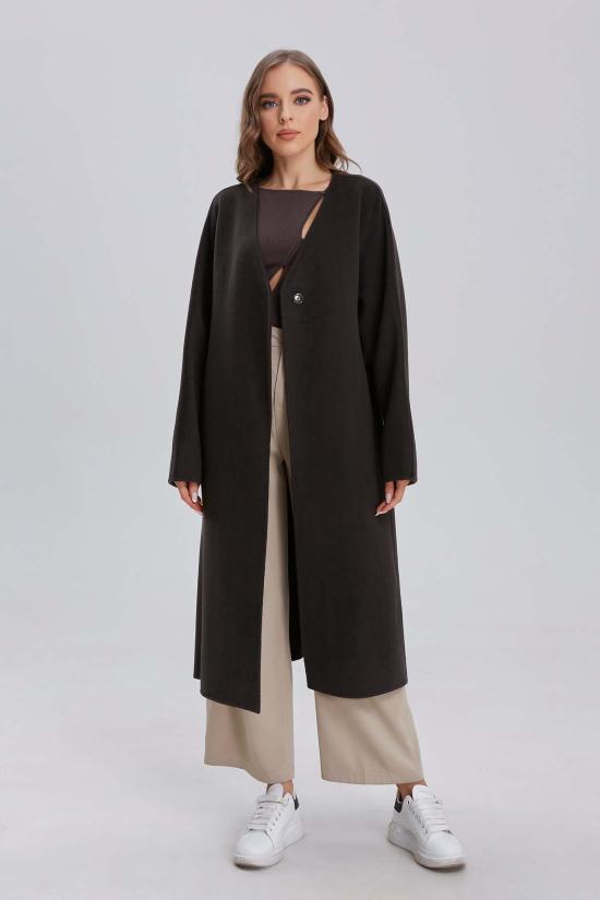  Mary Lo 트렌치 코트 메리 로 더 페더 폴리 코트 올리브 - OTHER BRANDS