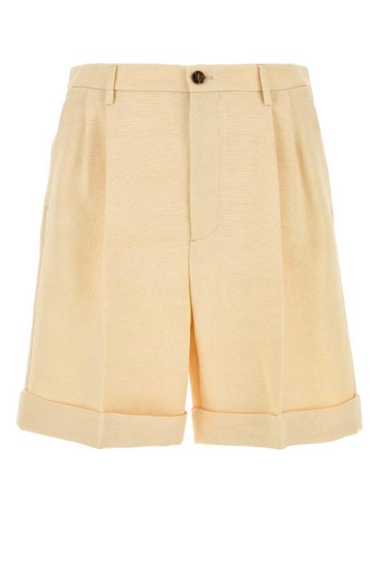  발렌티노 가라바니 숏팬츠 Valentino Garavani 크림 황마 버뮤다 반바지 Burro