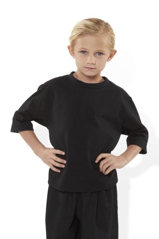  [키즈] THE CELECT 트레이닝 상의 키즈 테셀렉트 매버릭  블랙