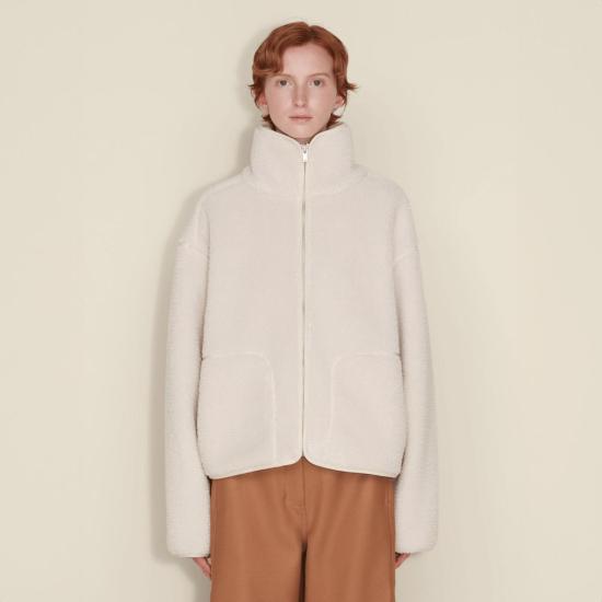  홀츠베일러 자켓 홀즈와일러 두아 플리스 재킷 크림