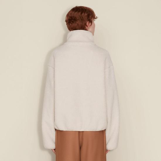  홀츠베일러 자켓 홀즈와일러 두아 플리스 재킷 크림 - HOLZWEILER