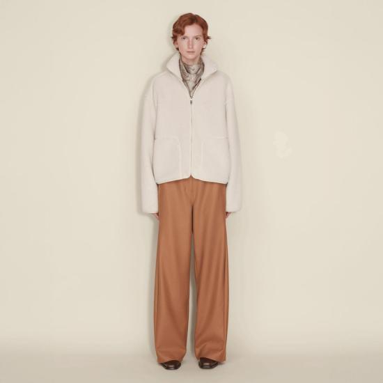  홀츠베일러 자켓 홀즈와일러 두아 플리스 재킷 크림 - HOLZWEILER