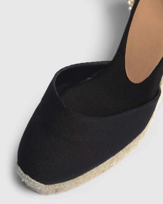  까스따네르 샌들 캐스터네르 카리나 에스파드리유 블랙 - CASTANER