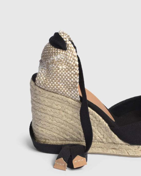  까스따네르 샌들 캐스터네르 카리나 에스파드리유 블랙 - CASTANER