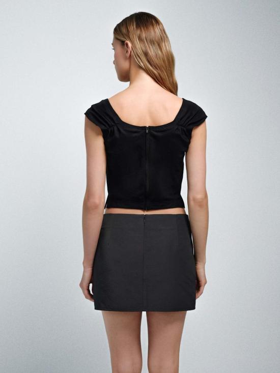  설리번 숏 스커트 설리반 스트레이트 미니 스커트 - SULLIVAN