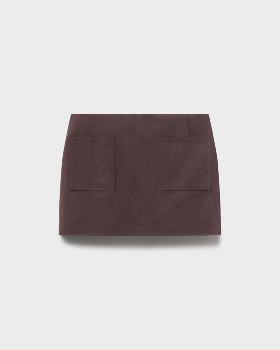  설리번 숏 스커트 설리반 스트레이트 미니 스커트