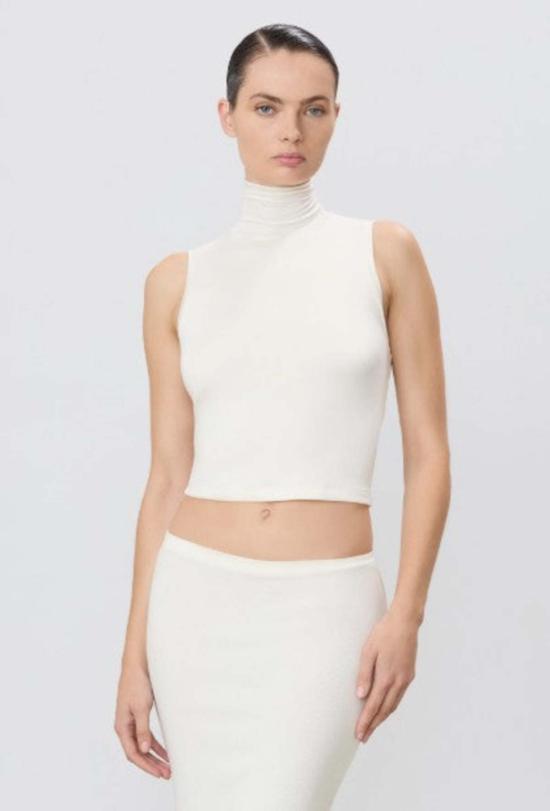  에태르네 블라우스 에테르네 할로우 탑 - ETERNE