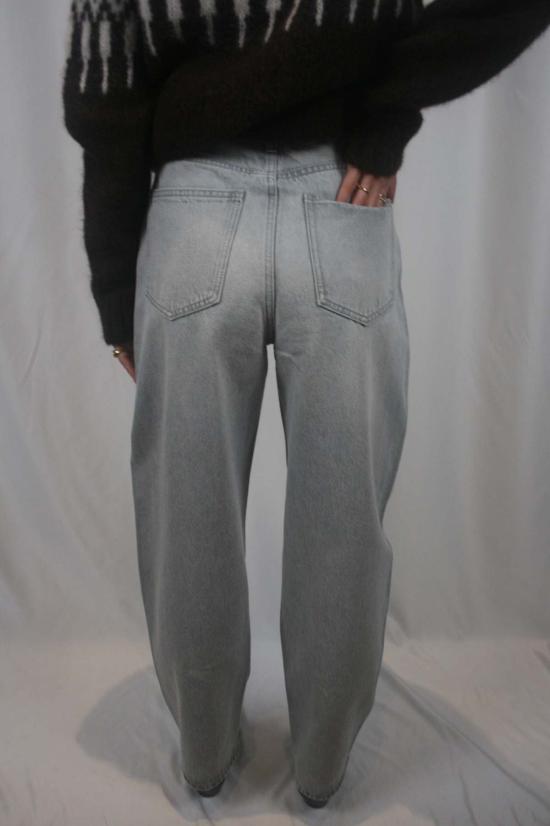  피스톨라 데님 팬츠 웨스 하이 라이즈 배럴 진 - PISTOLA