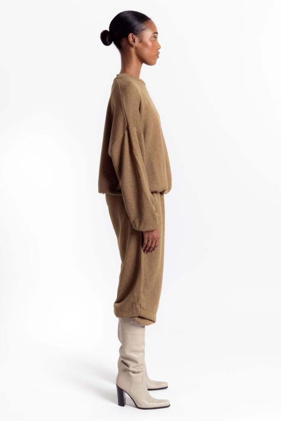  베이스레인지 스트레이트 팬츠 란 팬츠 스톤 그린 - BASERANGE