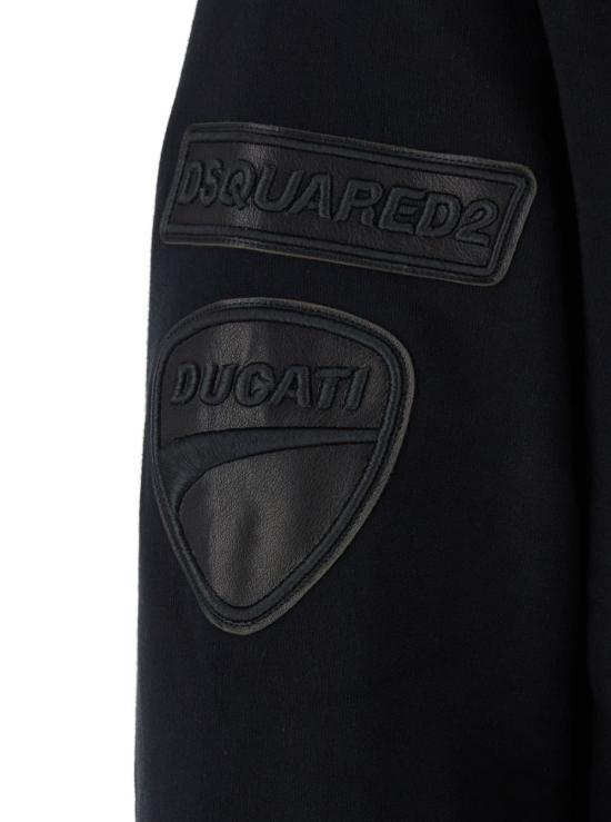  디스퀘어드2 스웨터 Dsquared2 Ducati X D2 스웨트셔츠 블랙 - DSQUARED2