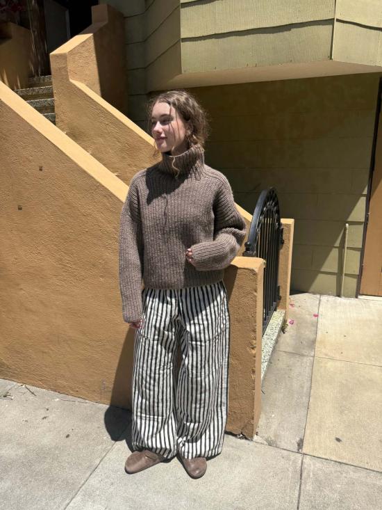 해피 프렌치 갱 스웨터 브루노 하이랜드 울 - HAPPY FRENCH GANG