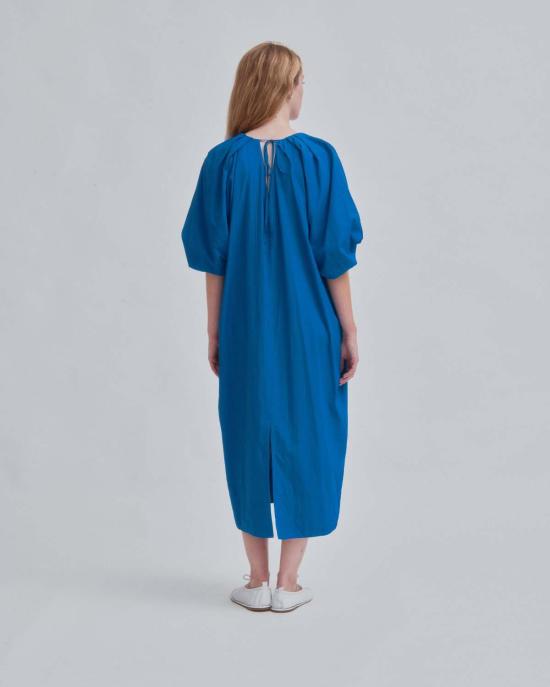  사야카 다비스 뉴욕 롱 원피스 사야카 데이비스 뉴욕 턱드 코쿤 드레스 세룰리안 - SAYAKA DAVIS NEW YORK