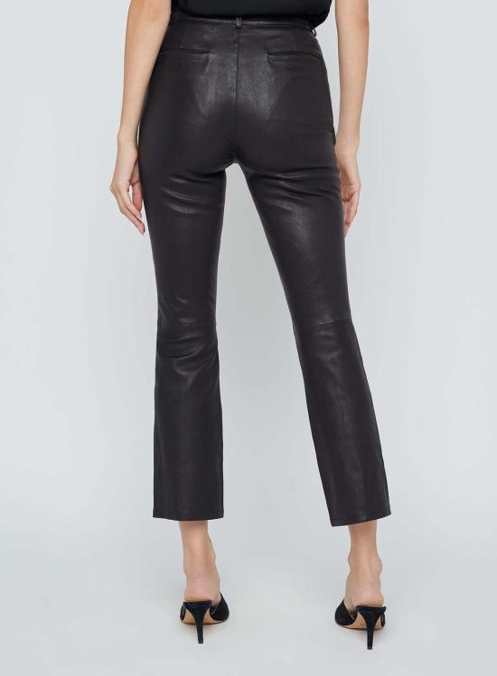  라장스 스트레이트 팬츠 L'agence Ketra 베이비 부츠 바지 블랙 - L'AGENCE