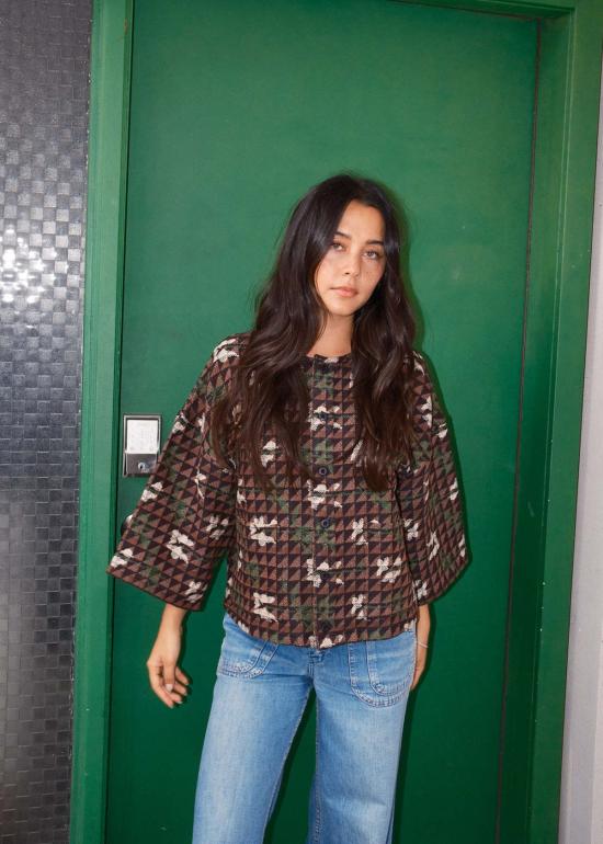  에이스 앤 지그 블라우스 에이스 & 지그 아마라 탑 아트리움 - ACE & JIG