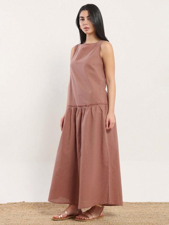  나지라 롱 원피스 라미스 드레스 - NAZEERAH