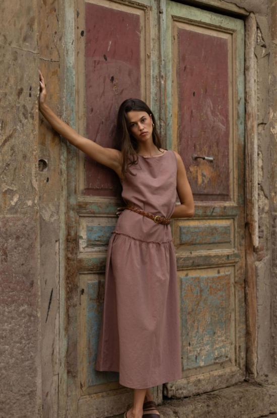  나지라 롱 원피스 라미스 드레스 - NAZEERAH