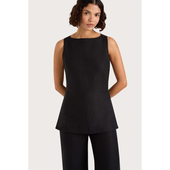  페이스풀더브랜드 블라우스 페이스풀 더 브랜드 조안 탑 블랙 - FAITHFULL THE BRAND