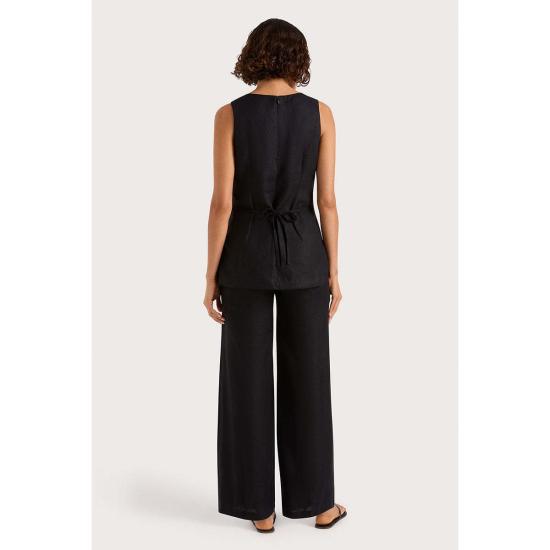  페이스풀더브랜드 블라우스 페이스풀 더 브랜드 조안 탑 블랙 - FAITHFULL THE BRAND