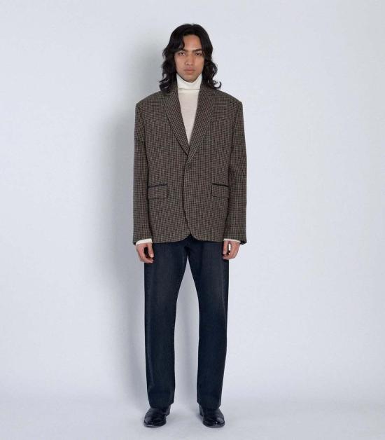  타나카 자켓 조각 재킷 헤링본 - TANAKA