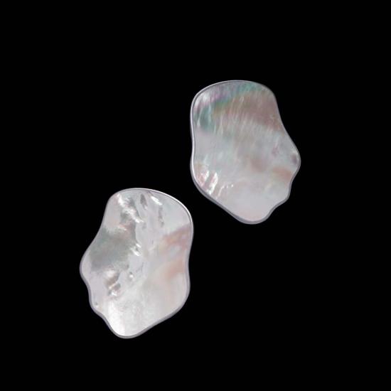  밍유왕 이어링 밍위왕 위노나 귀걸이, 은/자개 상감 - MING YU WANG