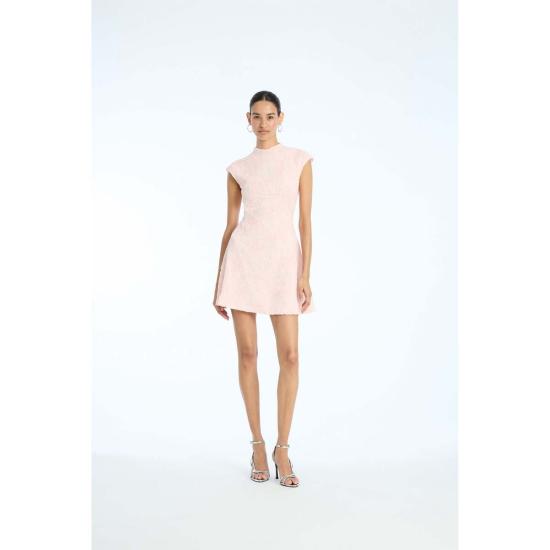  로테이트 바이 크리스텐슨 숏 원피스 로테이트 비르거 크리스텐센 메시 미니 드레스 오키드 아이스 - ROTATE BY BIRGERCHRISTENSEN