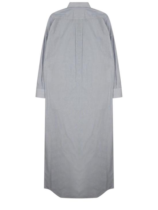  셀린느 롱 원피스 롱 셔츠 드레스 그레이 - CELINE