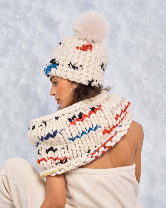  미샤램퍼트 모자 미샤 램퍼트 몬드리안 비니 폼스터 + 누드 Xl 폼 - MISCHA LAMPERT