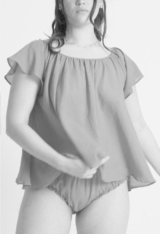  Loup Charmant 블라우스 루프 샤르망 스윙 탑 내추럴 - OTHER BRANDS