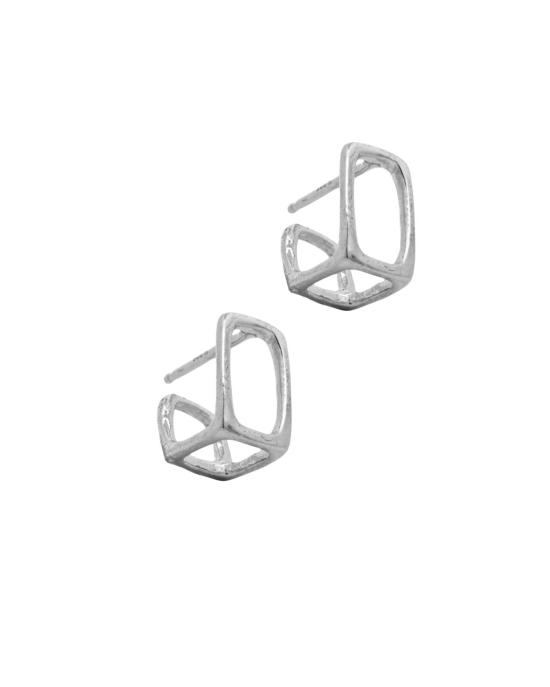  시리 한스도터 이어링 박스 프레임 후프 - SIRI HANSDOTTER