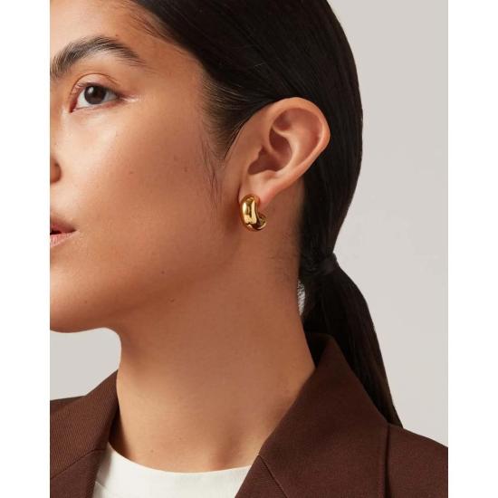  제니 버드 이어링 톰 후프 미디엄  골드 - JENNY BIRD