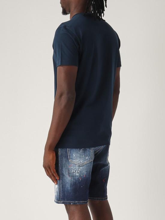  디스퀘어드2 반팔 티셔츠 Dsquared2 티셔츠 네이비 - DSQUARED2