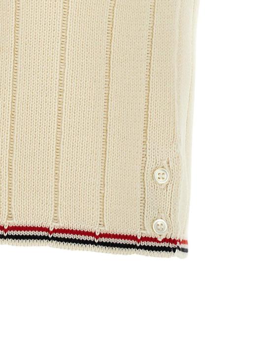  톰브라운 베스트 톰 브라운 RWB 인타르시아  화이트 - THOM BROWNE