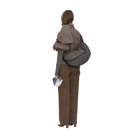  엄버 포스트 파스트 스트레이트 팬츠 솔트 염색 면바지 브라운 - UMBER POST PAST