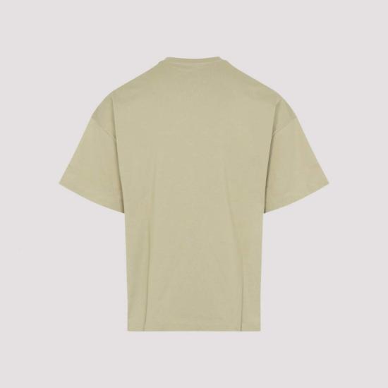  질샌더 반팔 티셔츠 질 샌더 로고 티셔츠 베이지 - JIL SANDER