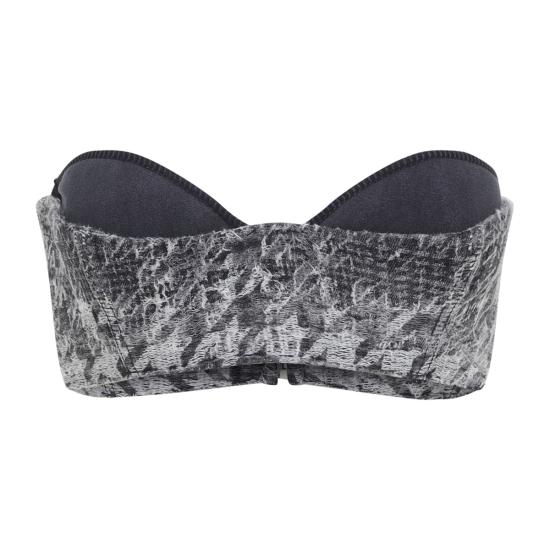  디젤 민소매 티셔츠 드 토피스 탑 블랙 - DIESEL