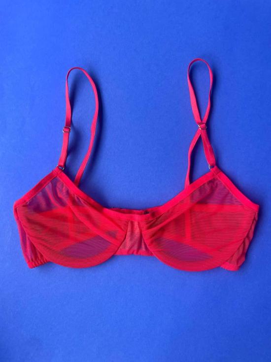  온리 하츠 브라 위스퍼 언더와이어  탱고 레드