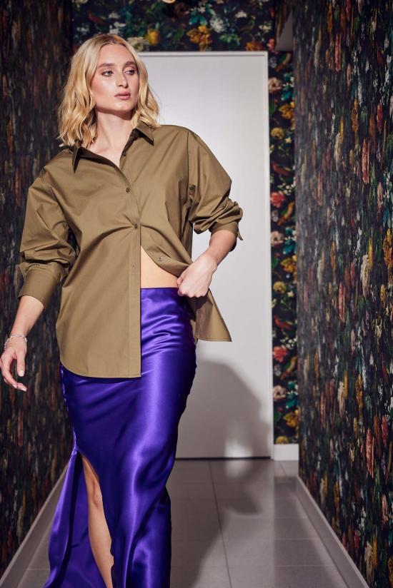  Lindsay Nicholas New York 셔츠 린지 니콜라스 뉴욕 마샤 오버사이즈 셔츠 올리브 - LINDSAY NICHOLAS NEW YORK