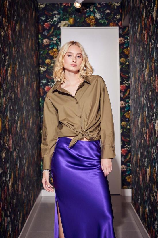  Lindsay Nicholas New York 셔츠 린지 니콜라스 뉴욕 마샤 오버사이즈 셔츠 올리브 - LINDSAY NICHOLAS NEW YORK