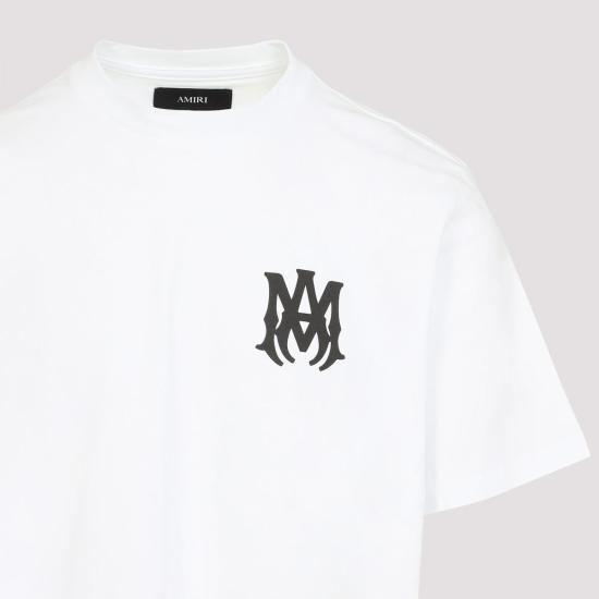  아미리 반팔 티셔츠 마 코어 로고 티셔츠 화이트 - AMIRI