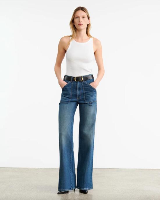  닐리로탄 데님 팬츠 닐리 로탄 퀀틴 진 - NILI LOTAN