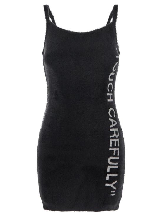  오프화이트 숏 원피스 미니 드레스 블랙