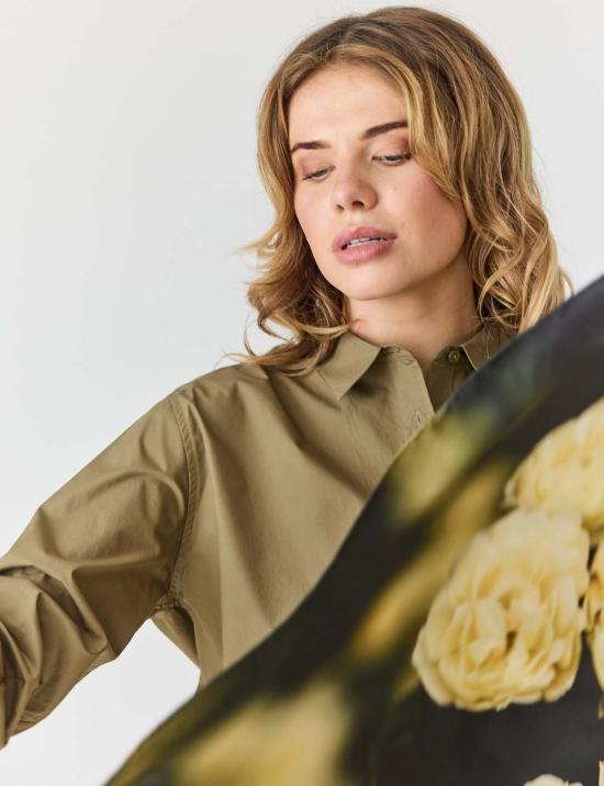  린제이 니콜라스 뉴욕 머플러/스카프 린지 니콜라스 뉴욕 힐 컨트리 녹턴 스카프 크림/다크 - LINDSAY NICHOLAS NEW YORK