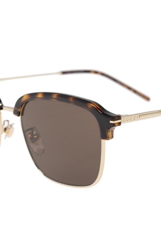  구찌 안경 선글라스 골드골드브라운 - GUCCI