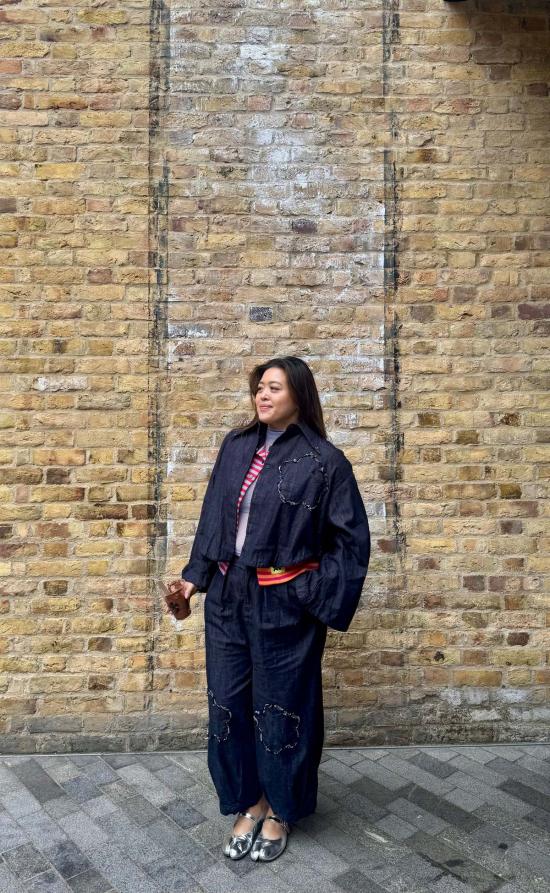  메리 로 자켓 데님 플라워 파워 세트 - MARY LO