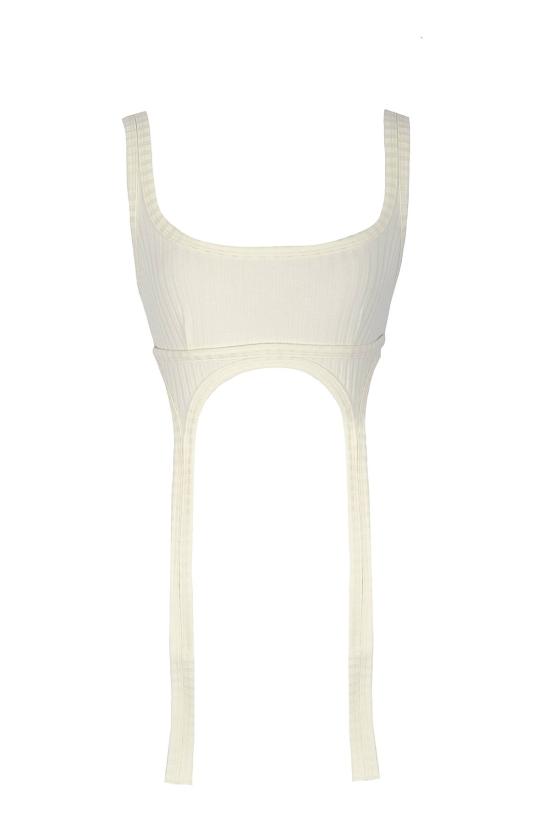  스머키 민소매 티셔츠 세이바 크롭 탱크 - SMUCKY